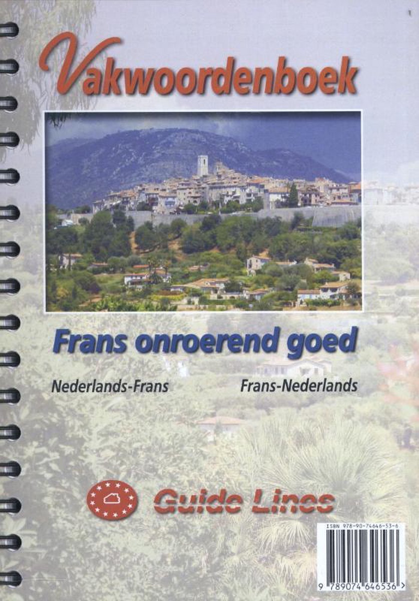 Guide-Lines Vakwoordenboek - Frans onroerend goed