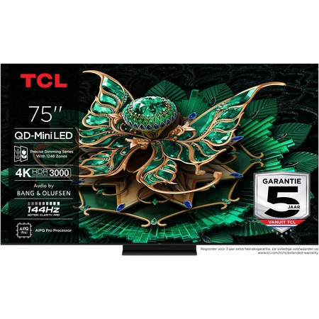 TCL TCL 75MQLED85K TV (2025) - Zwart