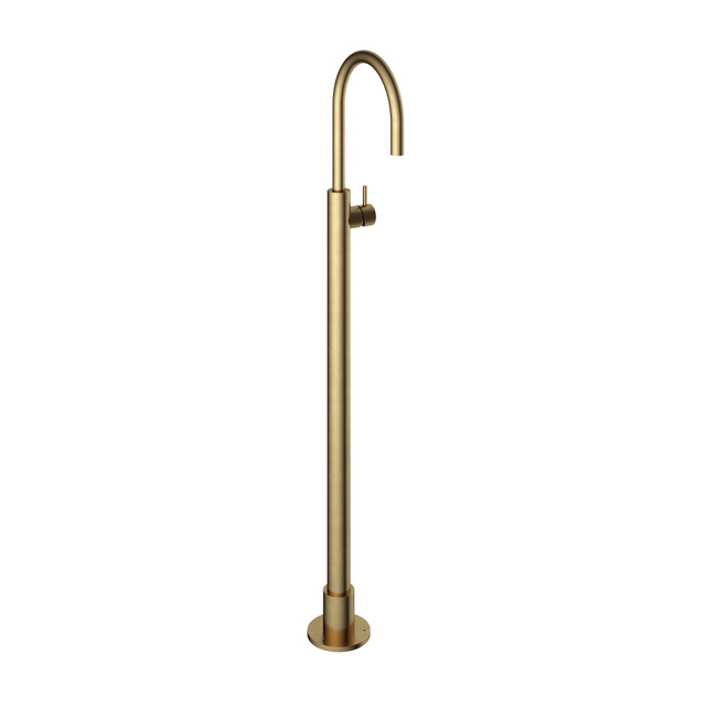 Hotbath Hotbath Cobber wastafelkraan geborsteld messing CB078WBB - Goud