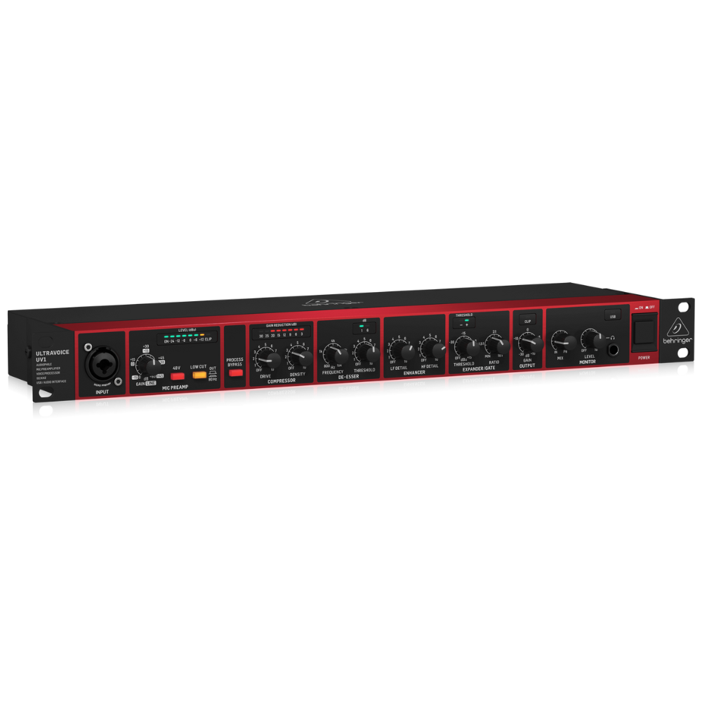 Behringer Behringer Ultravoice UV1 Microfoon voorversterker & USB audio-interface