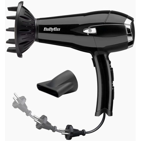 Babyliss BaByliss D374DE Cordkeeper 2000 Föhn - Haardroger - Zwart