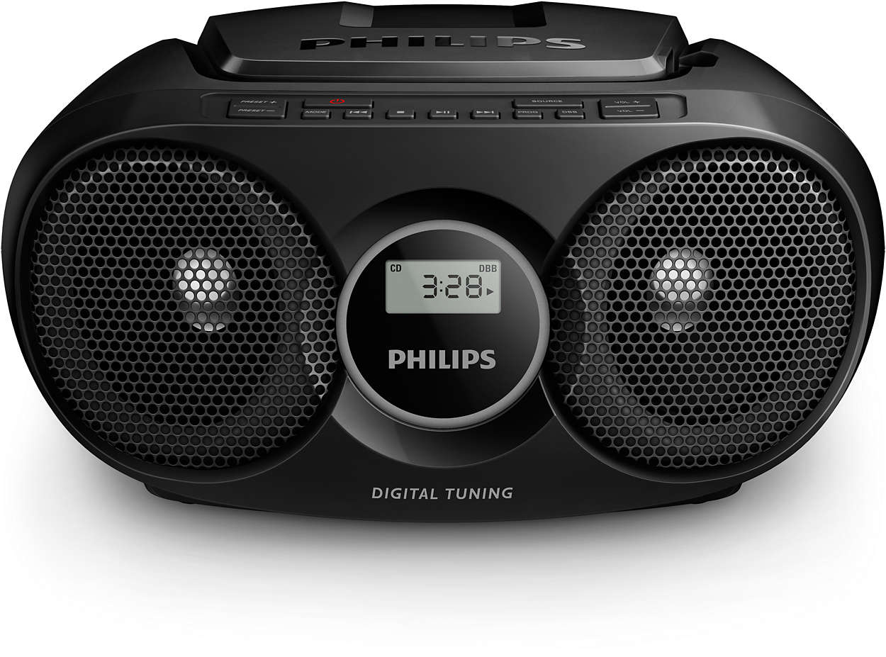 Philips Philips Az215b/12 - Zwart