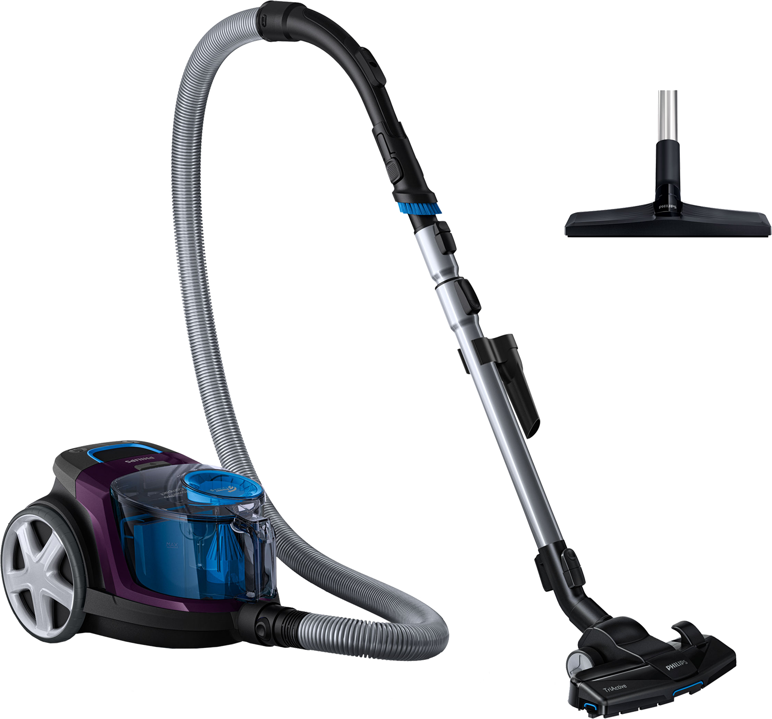 Philips Philips Powerpro Compact 3000 Series Fc9333/09 Paars - Zwart