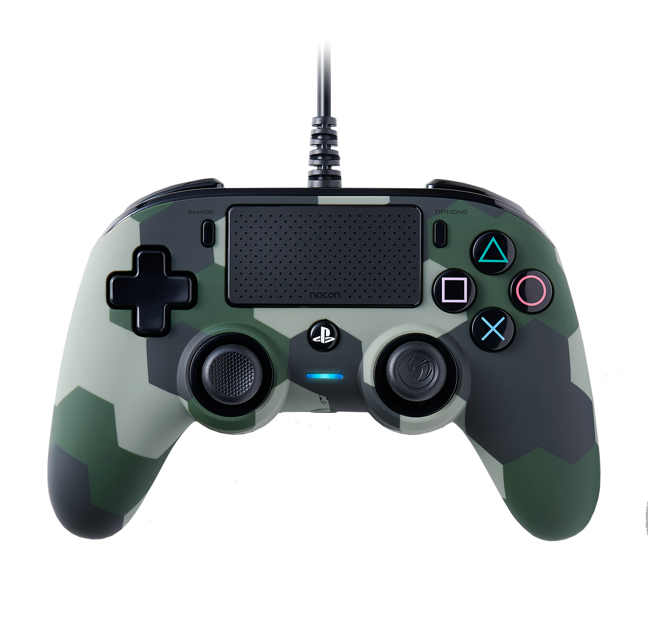 NACON Nacon Nacon Wired Compact Controller Voor De Playstation 4 Camo Groen