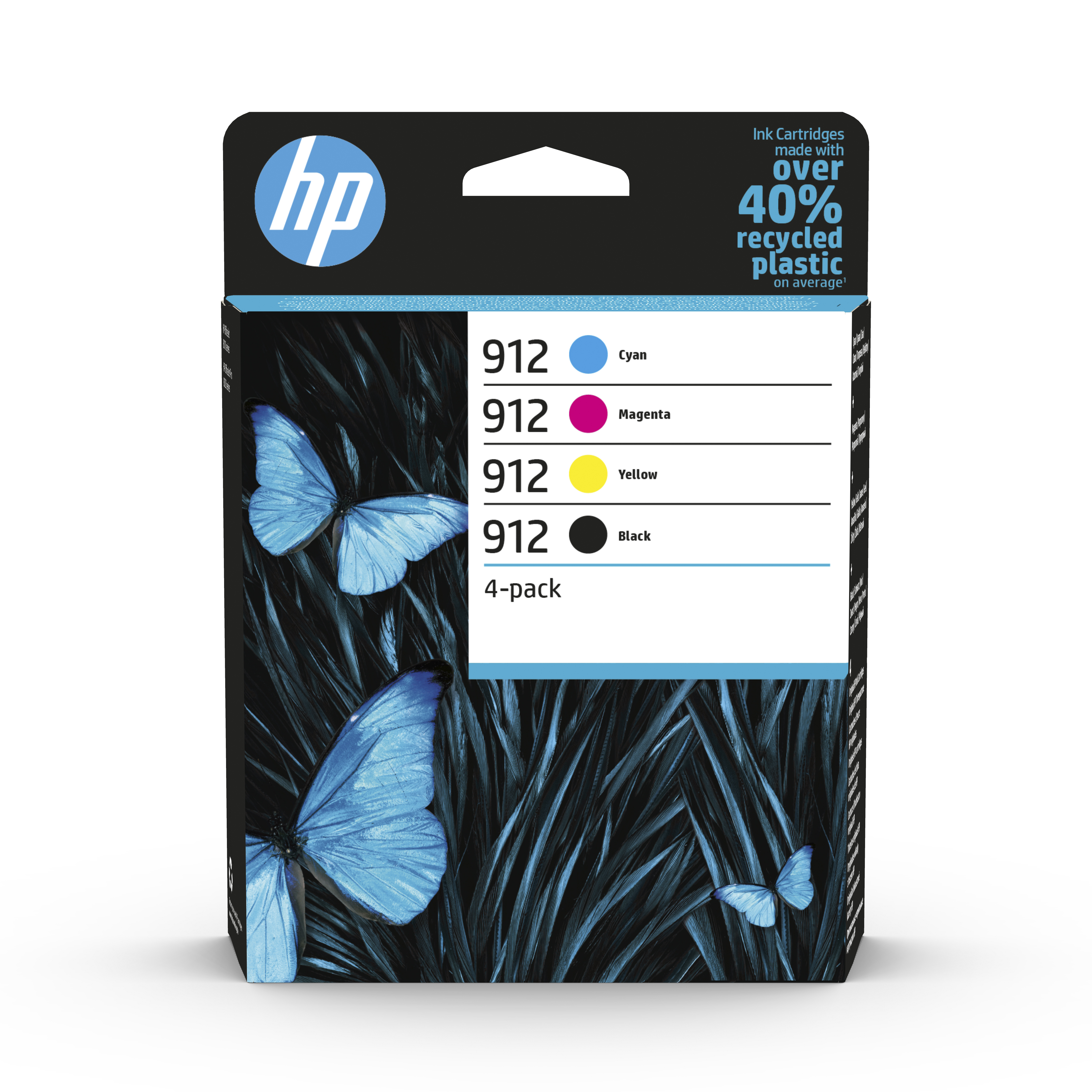 HP HP 912 4-pack Originele Inktcartridges Cyaan/magenta/geel