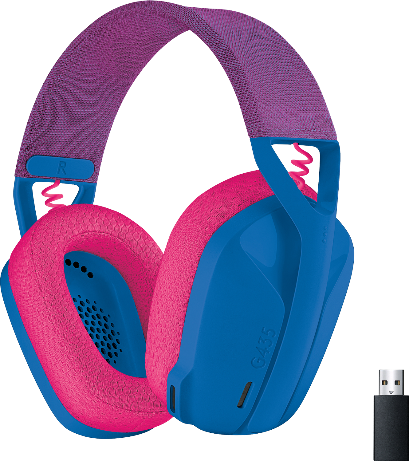 Logitech Logitech G G435 Draadloze Gaming Headset - Blauw
