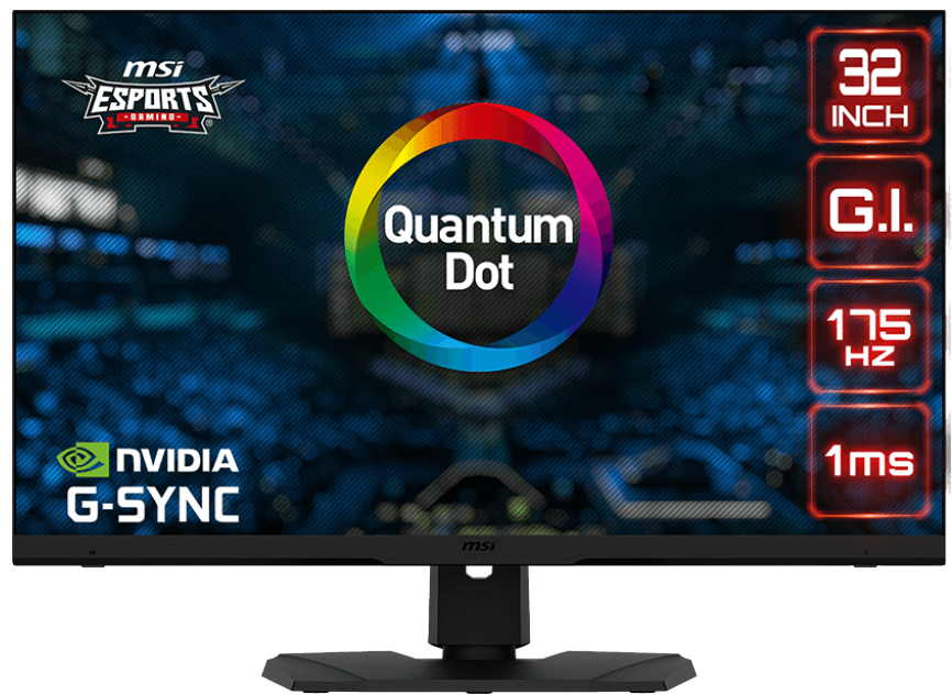 MSI MSI Optix Mpg321qrf - 32 Inch 2560 X 1440 (quad Hd) 1 Ms 175 Hz