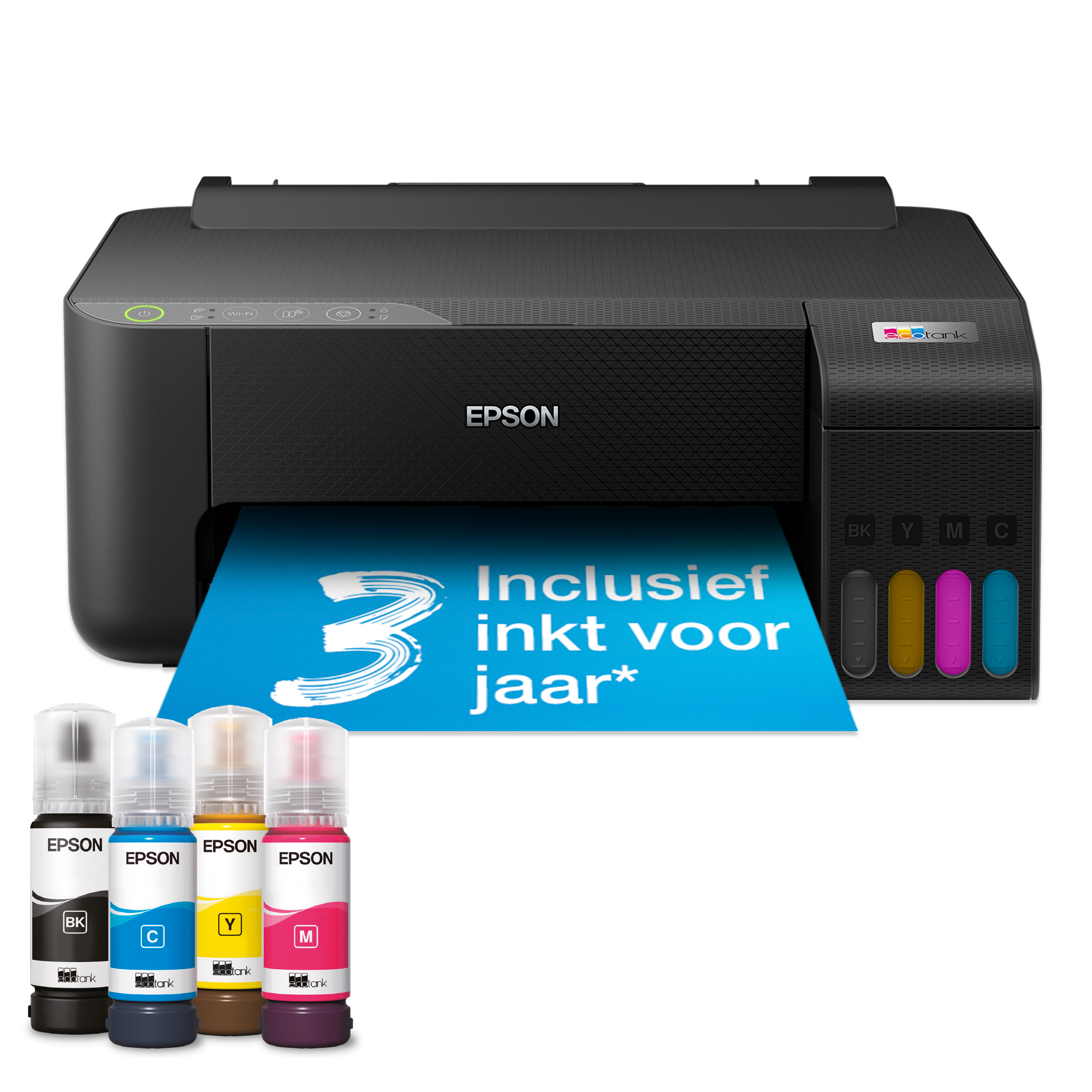 Epson Epson Ecotank Et-1810 - Alleen Printen Inkt Navulbaar Inktreservoir Printer - Zwart