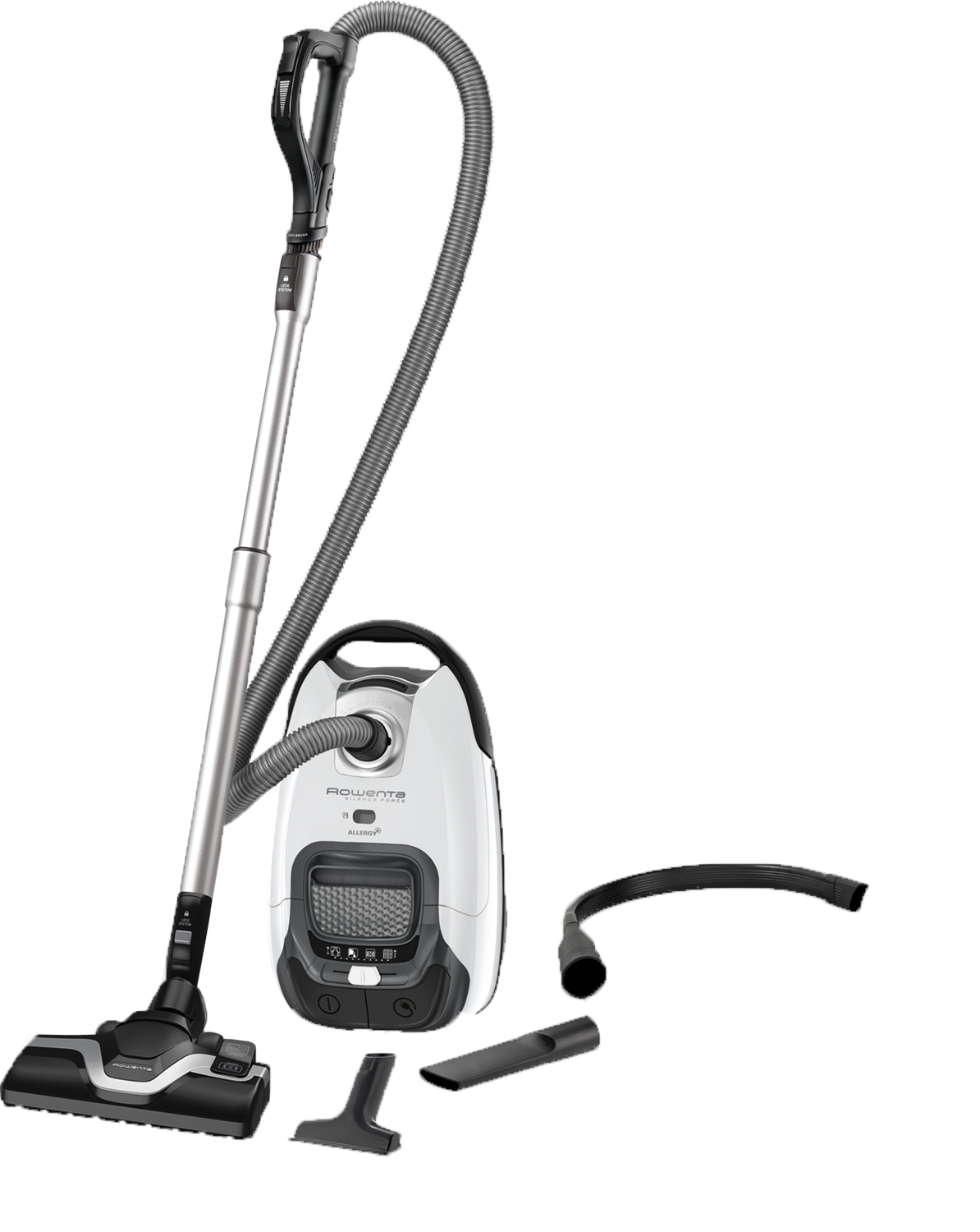 Rowenta Rowenta Ro7457 Silence Force Stofzuiger Zwart/wit