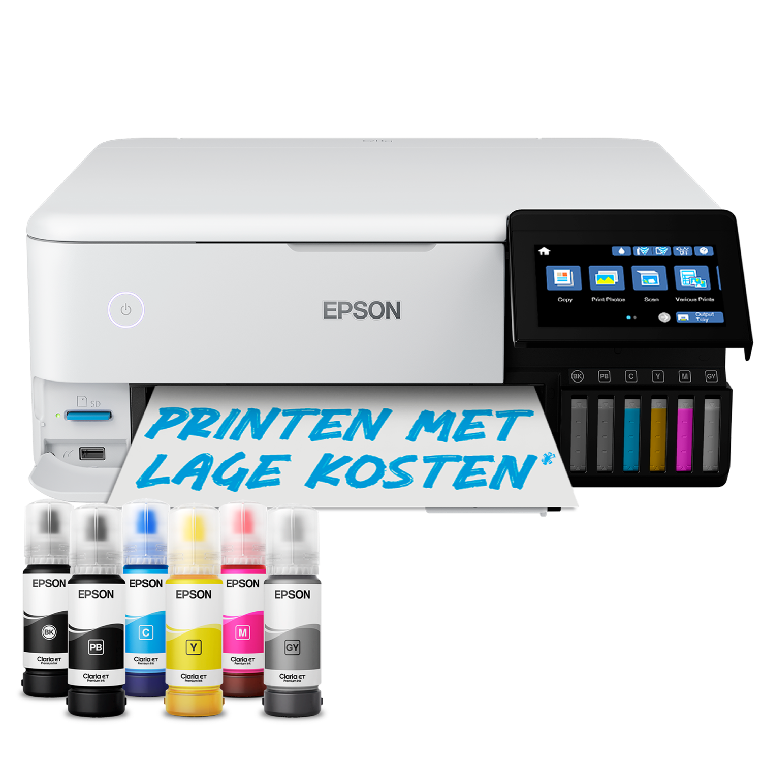 Epson Epson Ecotank Et-8500 - Printen Kopiëren En Scannen Inkt Navulbaar Inktreservoir