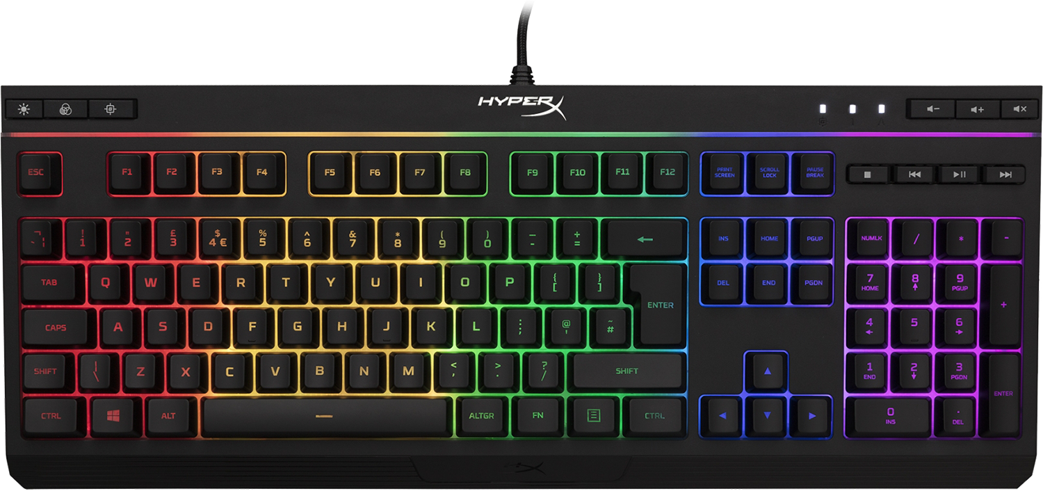 HyperX Hyperx Alloy Core Rgb Membraan Gaming Toetsenbord - Us Qwerty Zwart