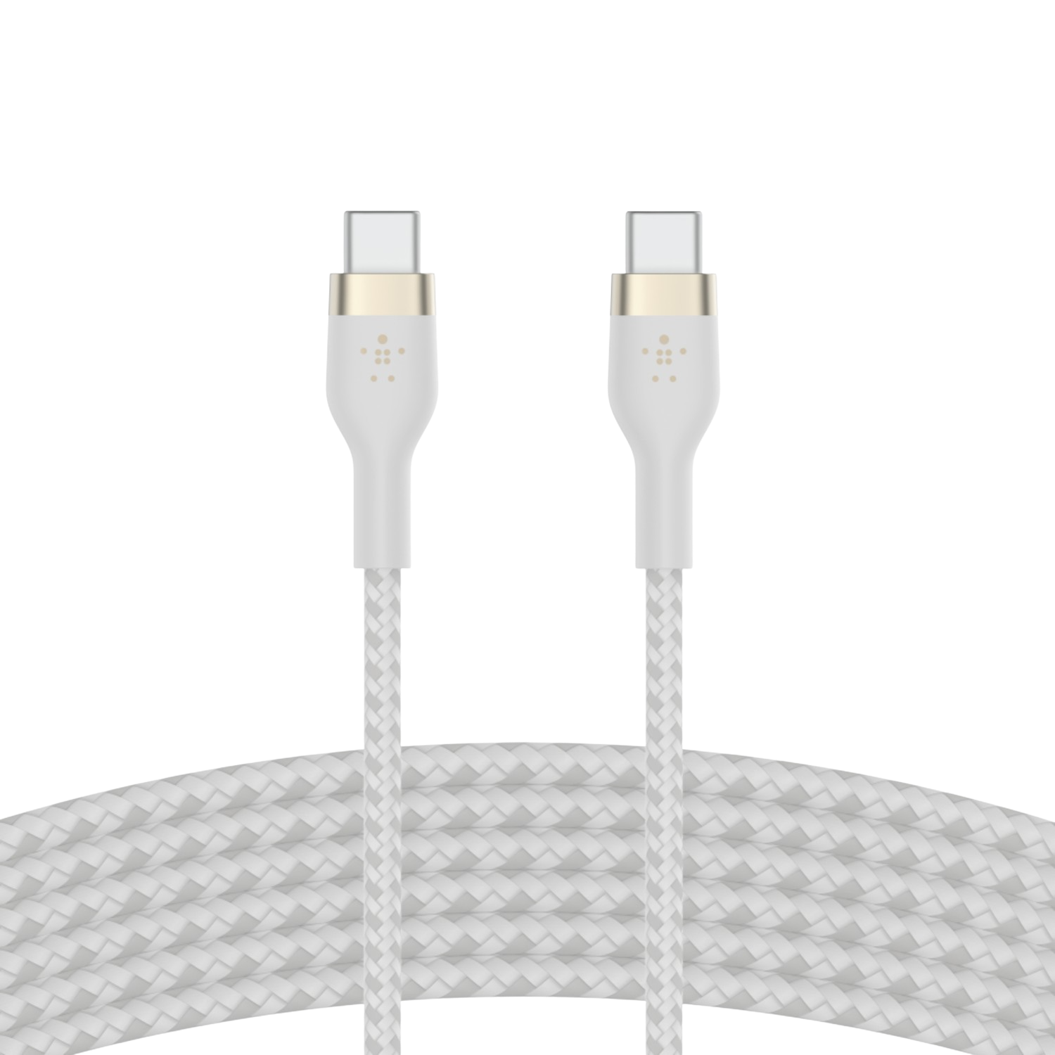 Belkin Belkin Usb‑c Naar Oplaadkabel – Pro Flex (gevlochten Siliconen) (usb 2.0 3m Wit)
