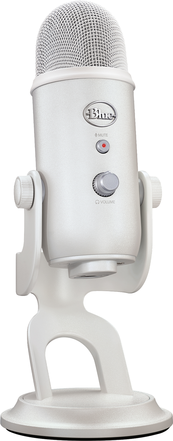 Blue Microphone Blue Mic Logitech Blue Yeti Premium Usb-gamingmicrofoon - White Mist