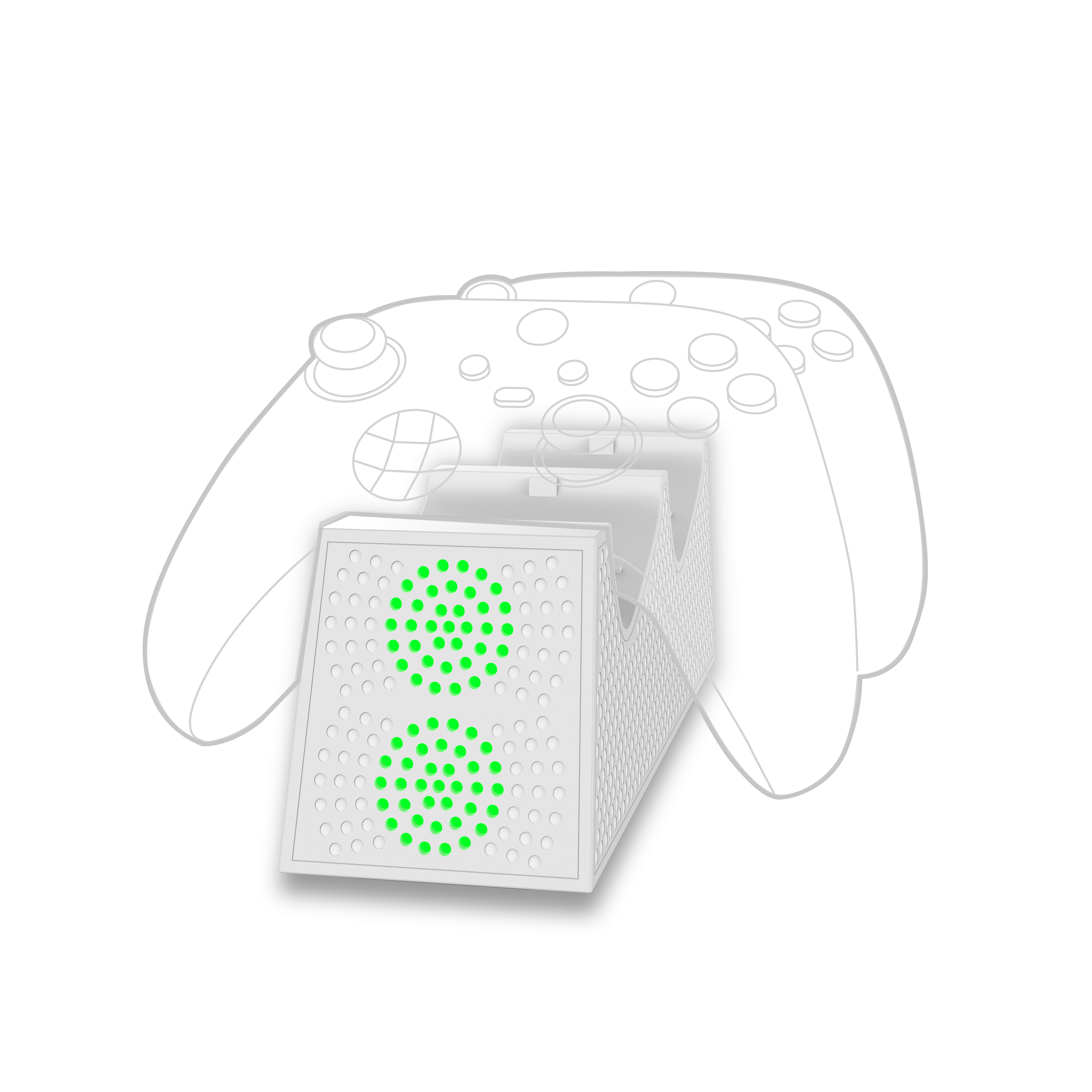 Qware Qware Qware Xbox Series X Charger (wit)