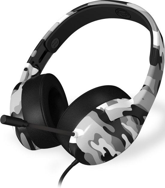 Qware Qware Qware Headset New Orleans Camo - White