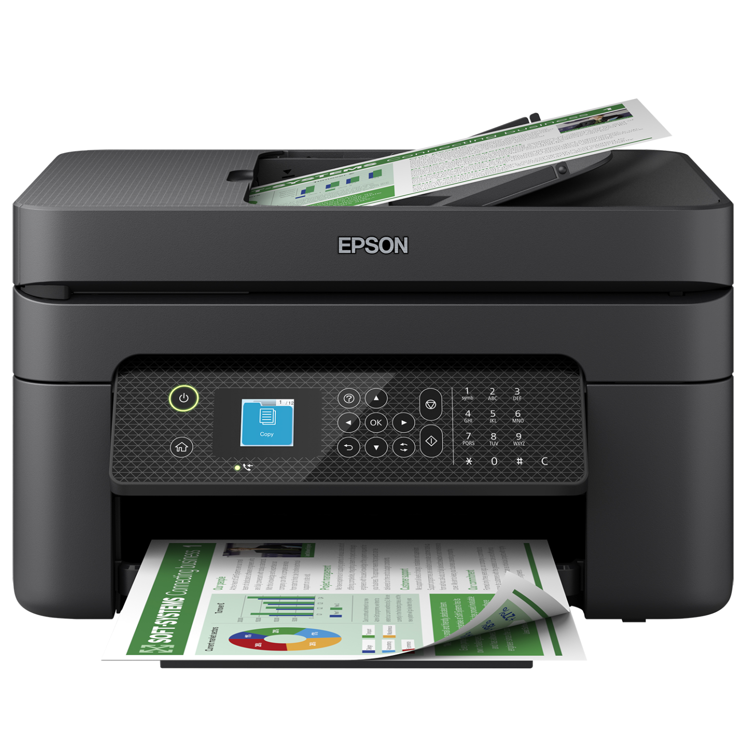 Epson Epson Workforce Wf-2930dwf - Printen Kopiëren En Scannen Inkt - Zwart