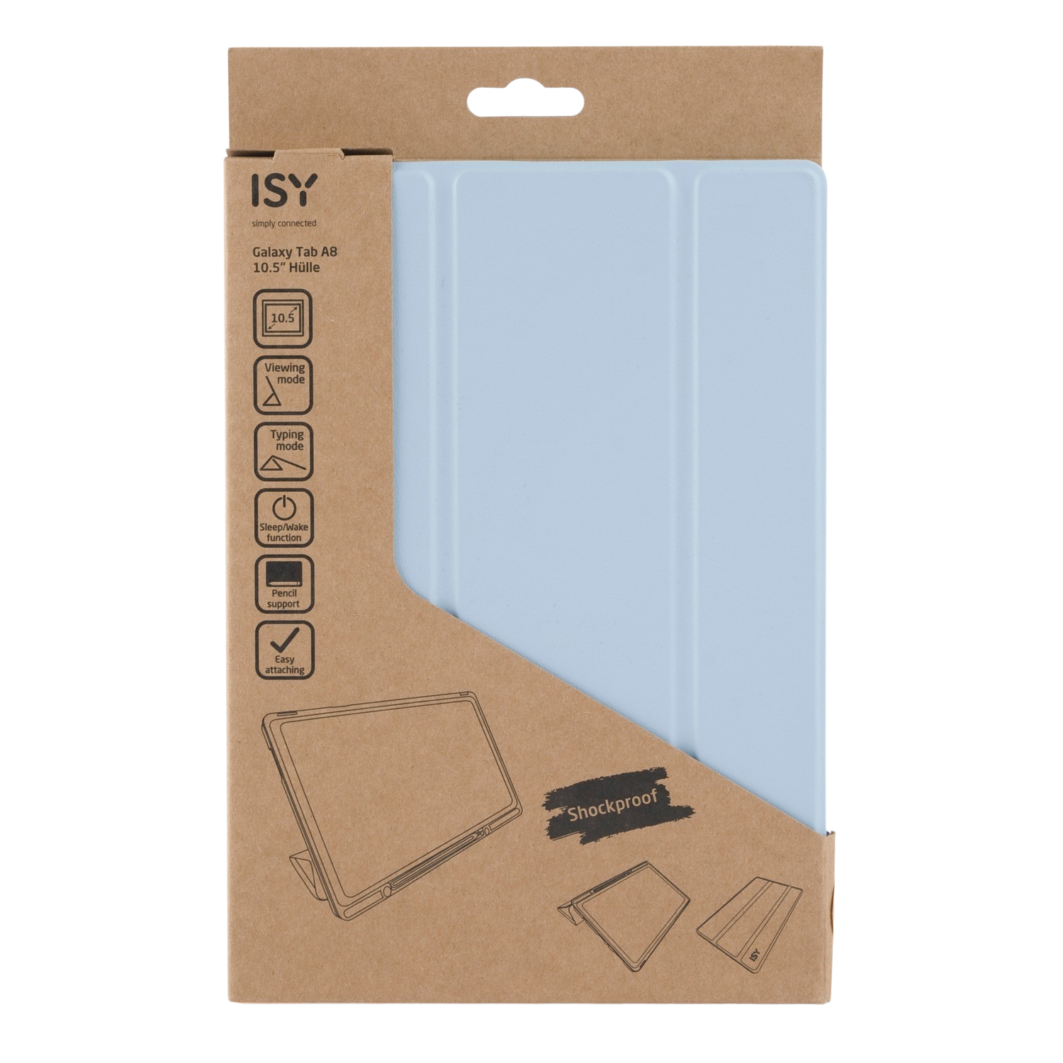 ISY ISY Ict-2101-bl Galaxy Tab A8 10.5 Inch Case