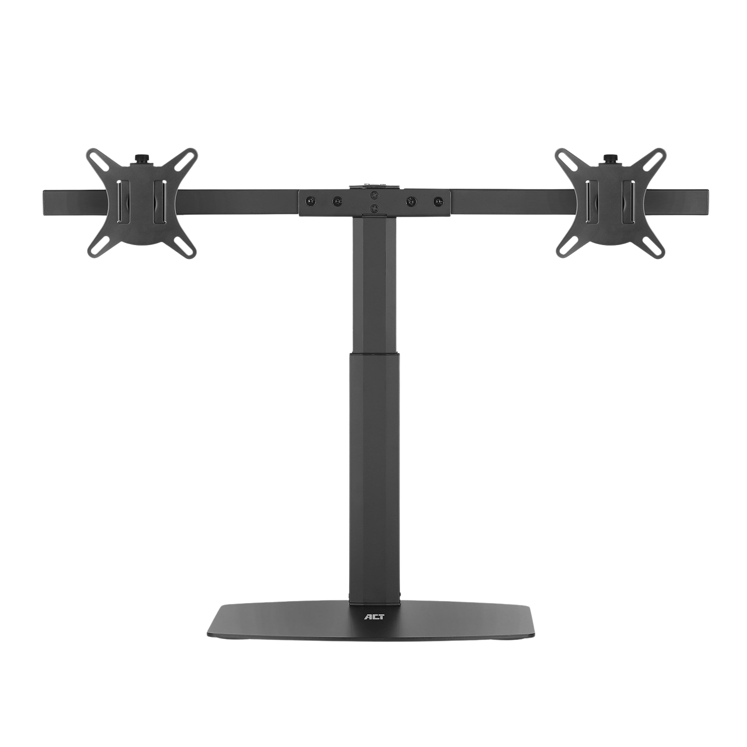 ACT Act Ac8332 Monitorarm Voet Gas Cross 2 Schermen