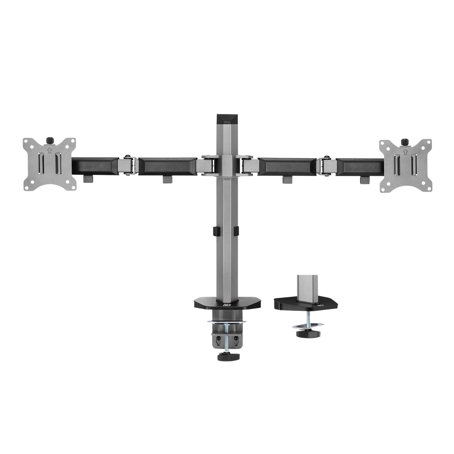 ACT Act Ac8336 Monitorarm 2x Zilver