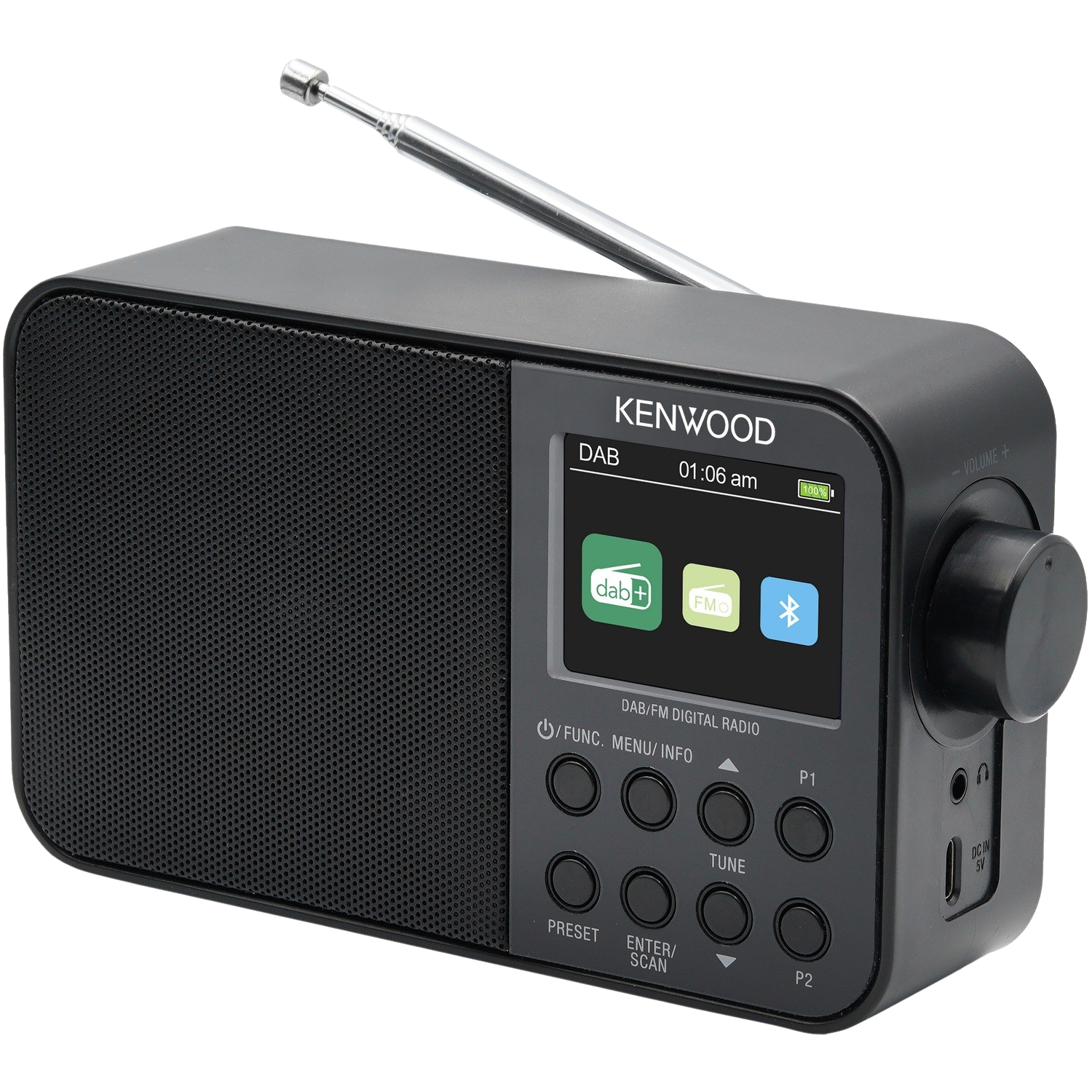 Kenwood Kenwood Cr-m30dab-b Zwart