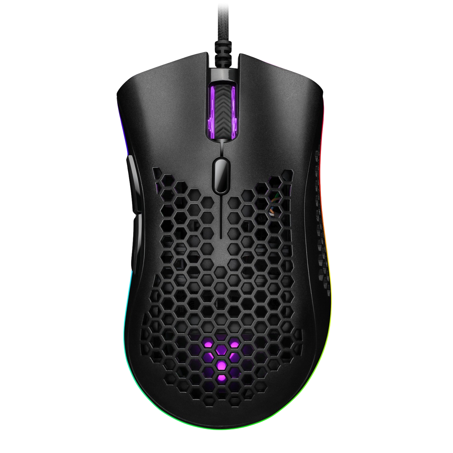 ISY ISY Igm 4500-bk Honeycomb Rgb Gamingmuis Zwart