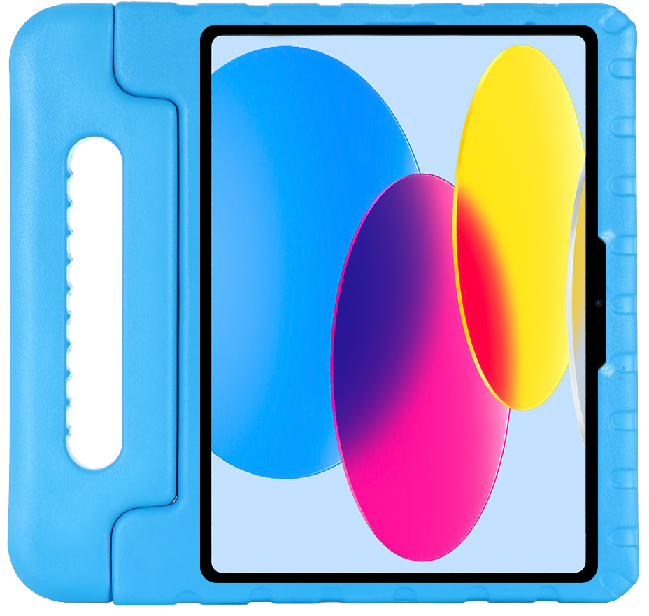 Just in case Just In Case Kids Cover Voor Apple Ipad 2025 (11th Gen) / 2022 (10th - Blauw