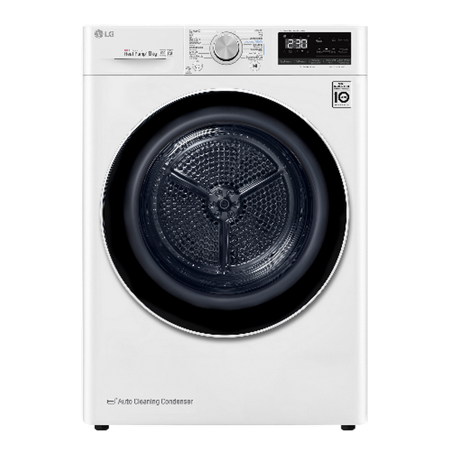 LG LG Rh80v9av4n - Warmtepompdroger 8 Kg 62 Db Energielabel C