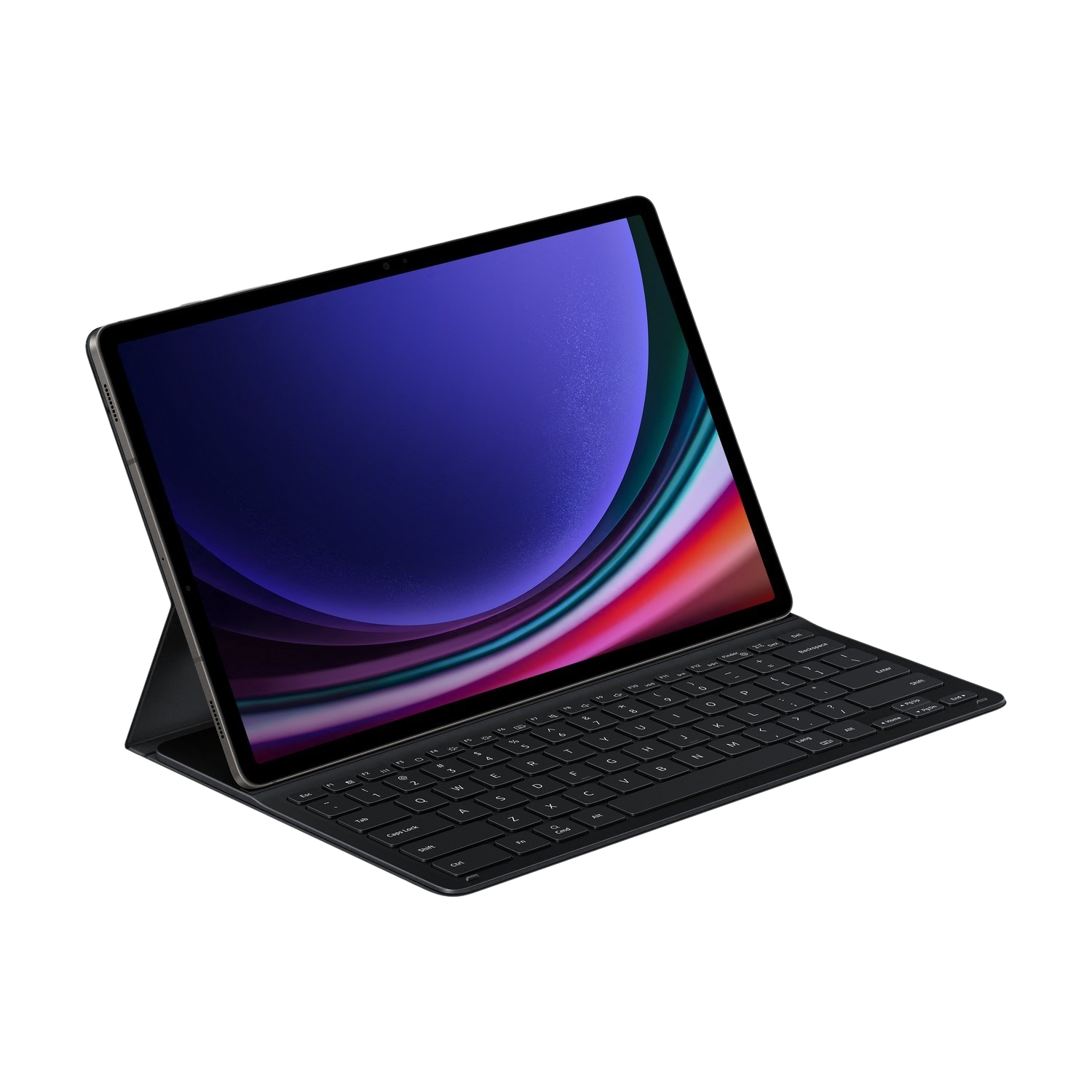 Samsung Samsung Galaxy Tab S9 Plus/s9 Plus Fe Book Cover Keyboard Slim Zwart