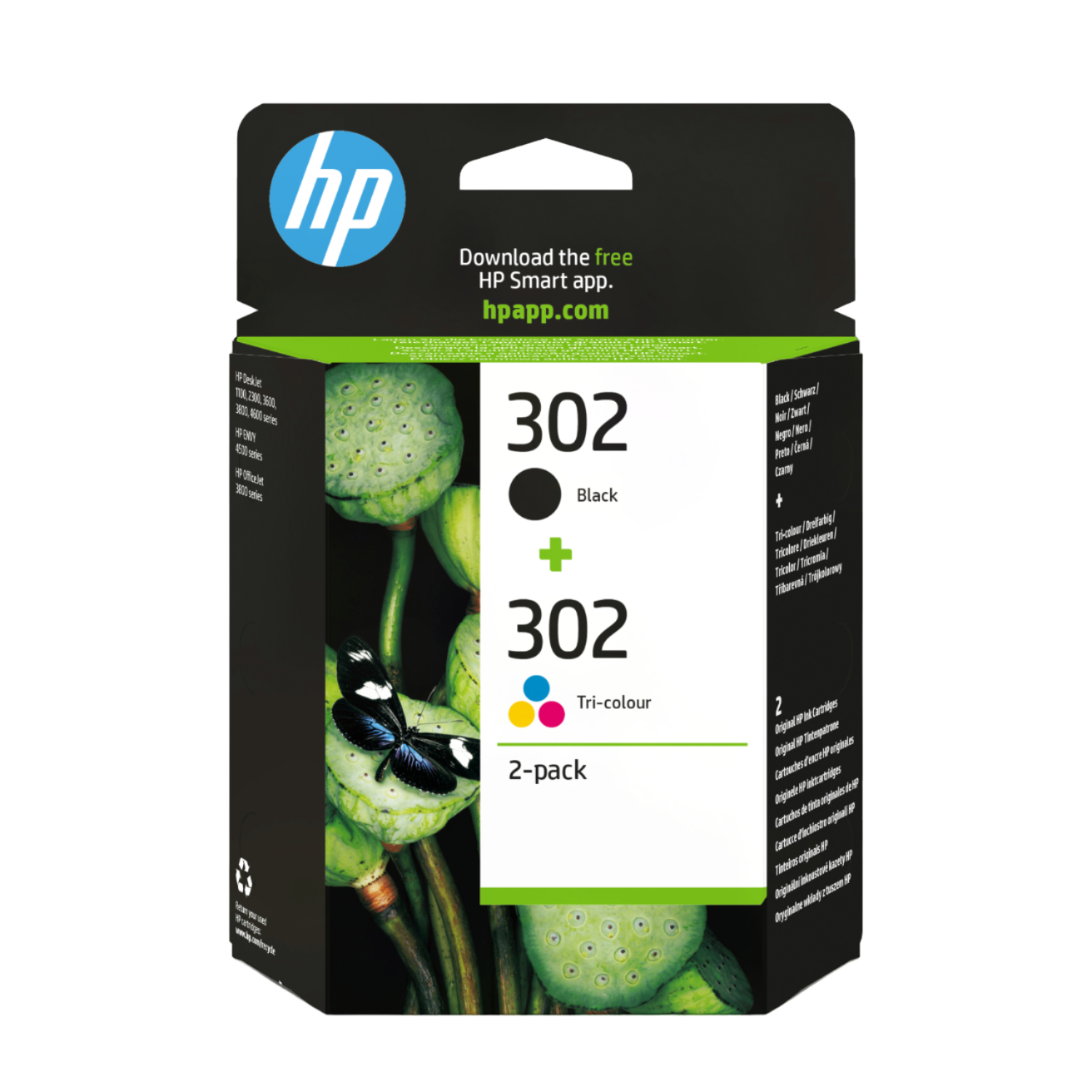HP HP 302 Ink Combo Xl Zwart/driekleuren