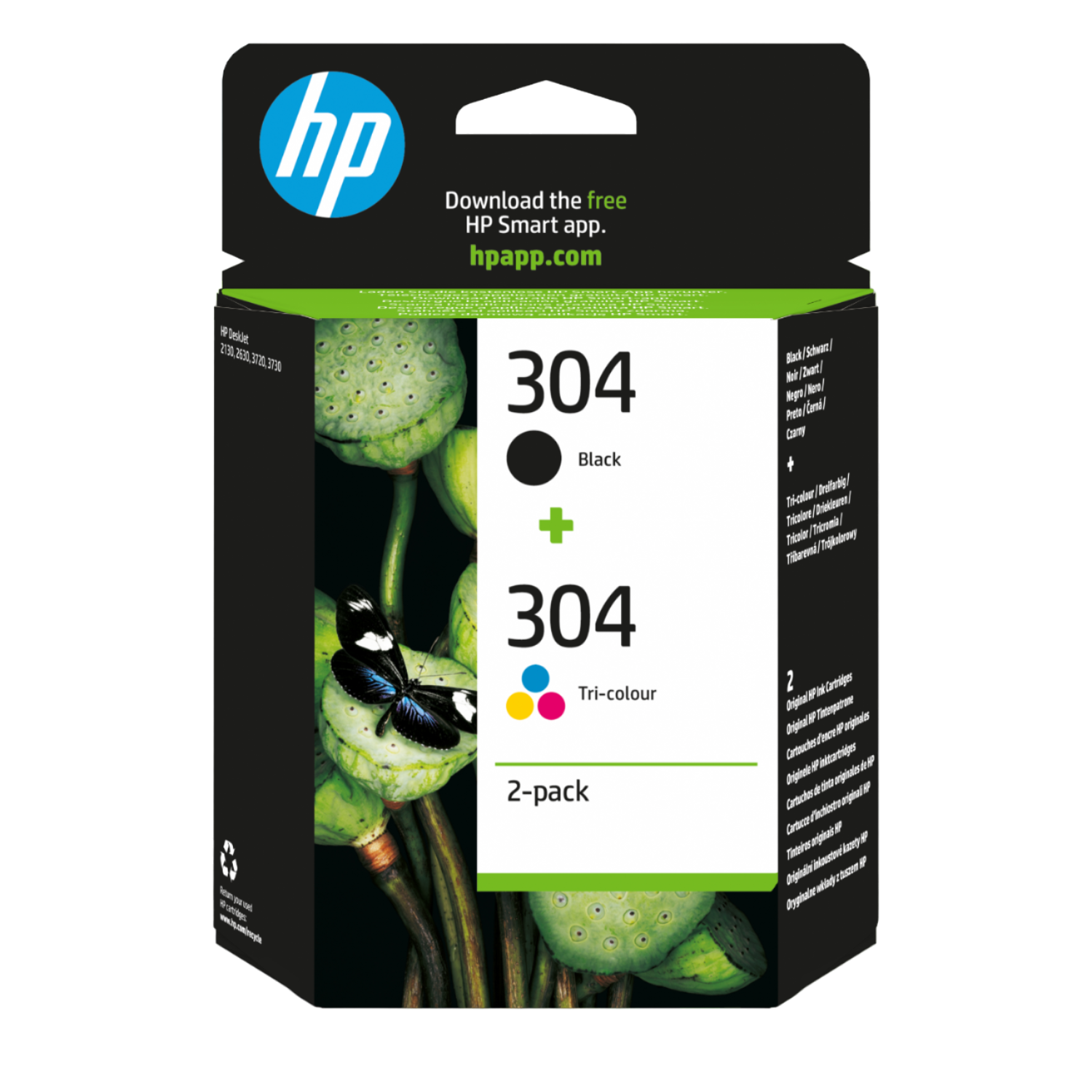 HP HP 304 Multicolor + Zwart