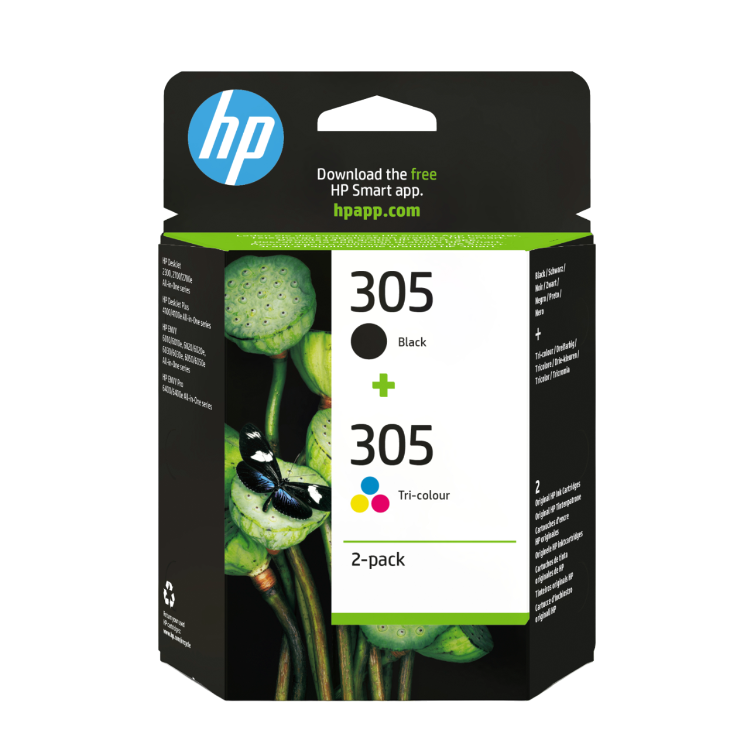 HP HP 305 Multicolor + Zwart