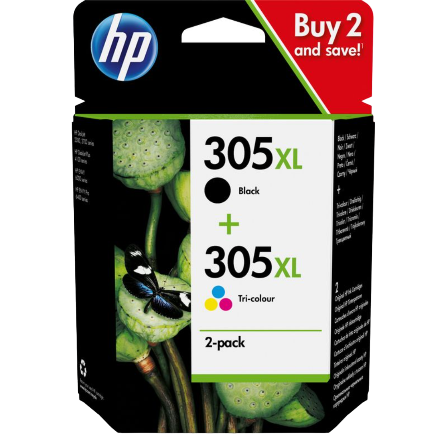 HP HP 305 Xl Zwart + Kleur