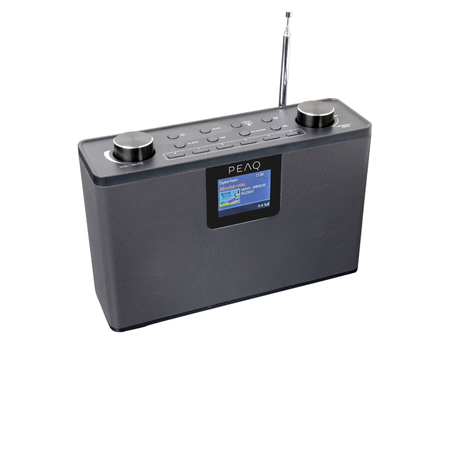 PEAQ Peaq Pdr 190 Dab+ Dab-radio Zwart