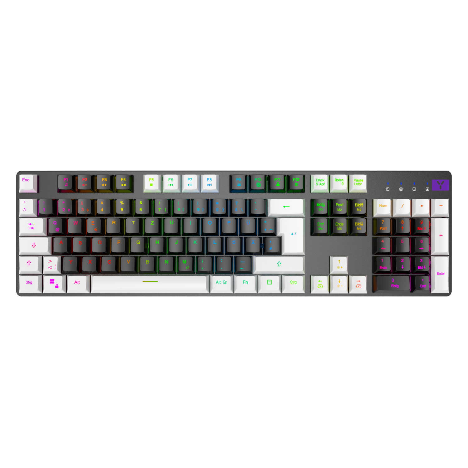 ISY ISY Igk-6000 Gamingtoetsenbord Zwart