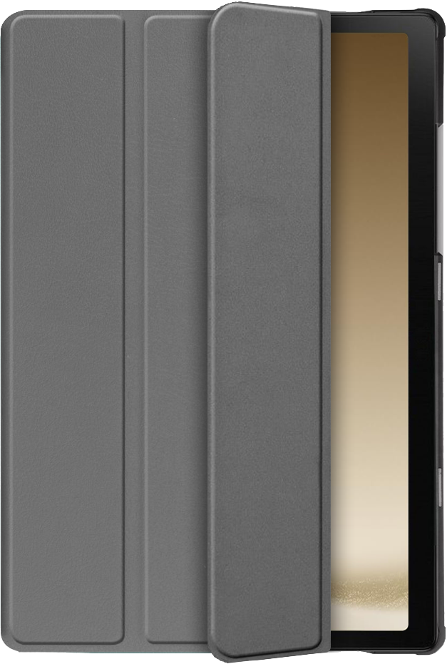 Just in case Just In Case Trifold Case Voor Samsung Galaxy Tab A9 - Grijs