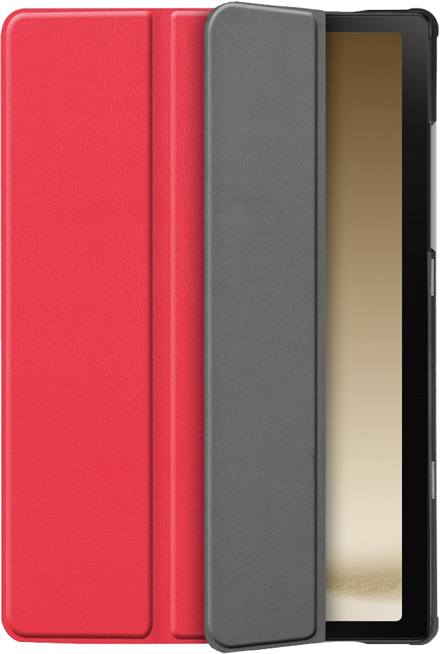 Just in case Just In Case Trifold Case Voor Samsung Galaxy Tab A9 - Rood