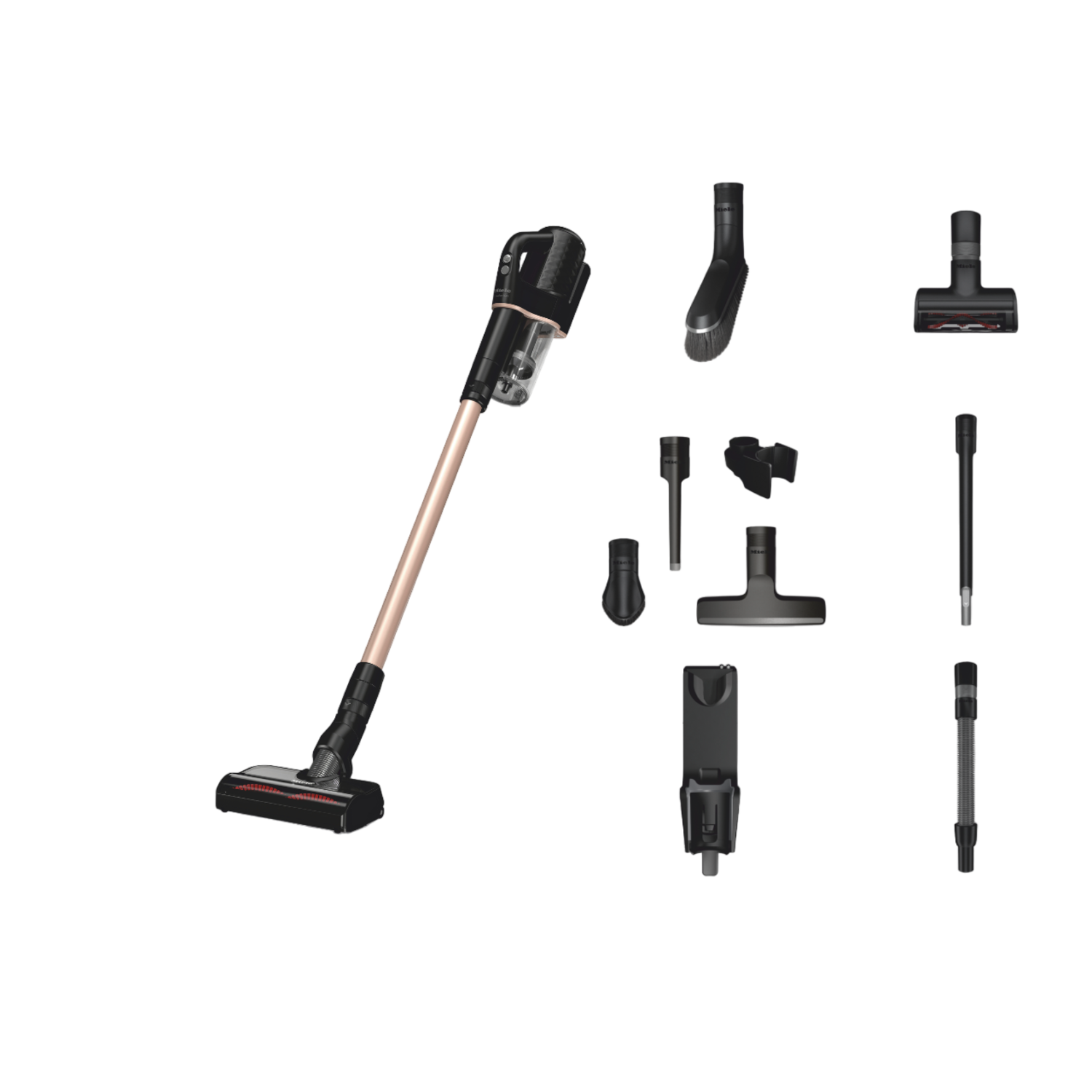 Miele Miele Duoflex Hx1 Total Care Steelstofzuiger Incl. Kruimelzuiger Zwart - Roze