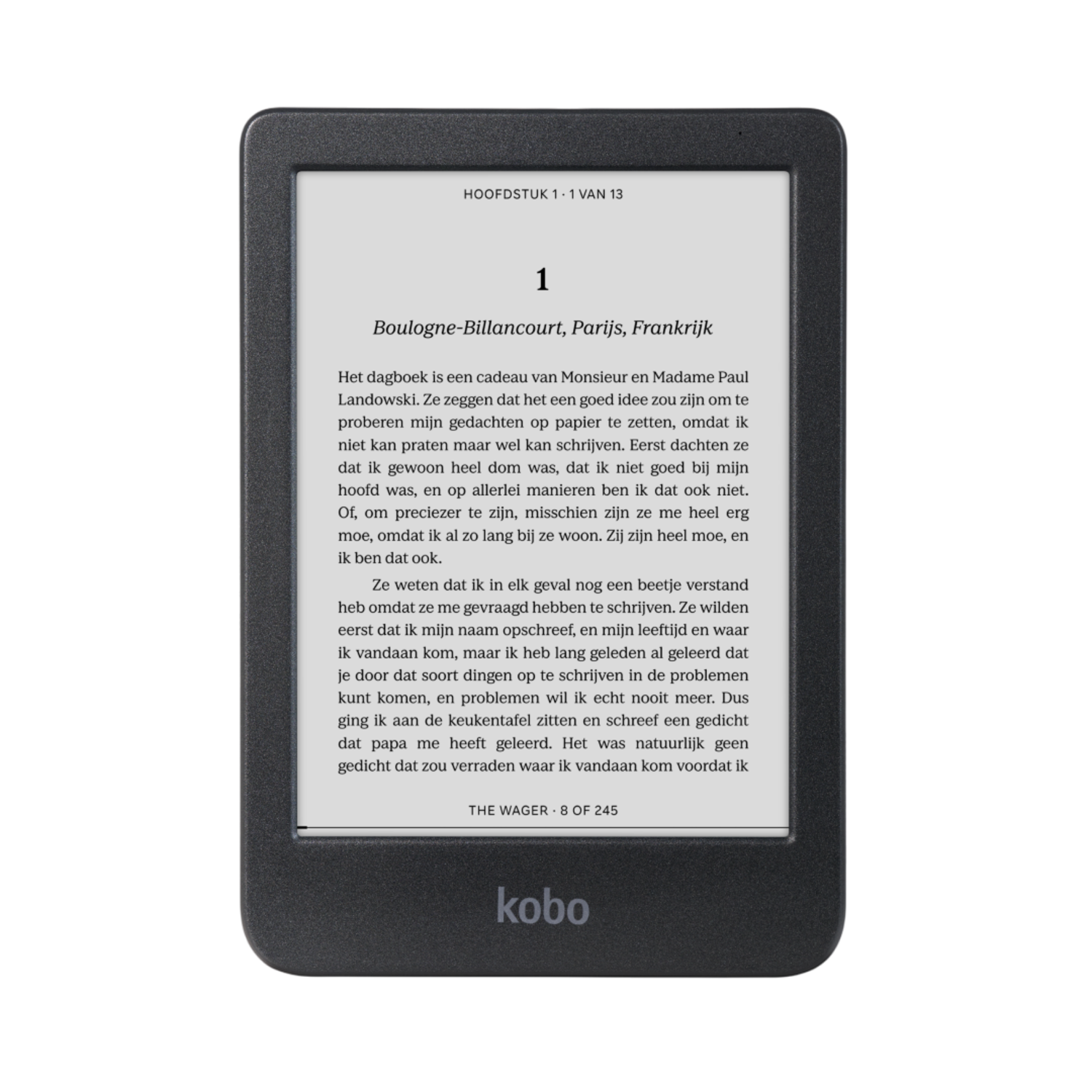 Kobo Kobo Clara Bw Zwart - 6 Inch 16 Gb (ongeveer 12.000 E-books) Waterdicht (ip8x)