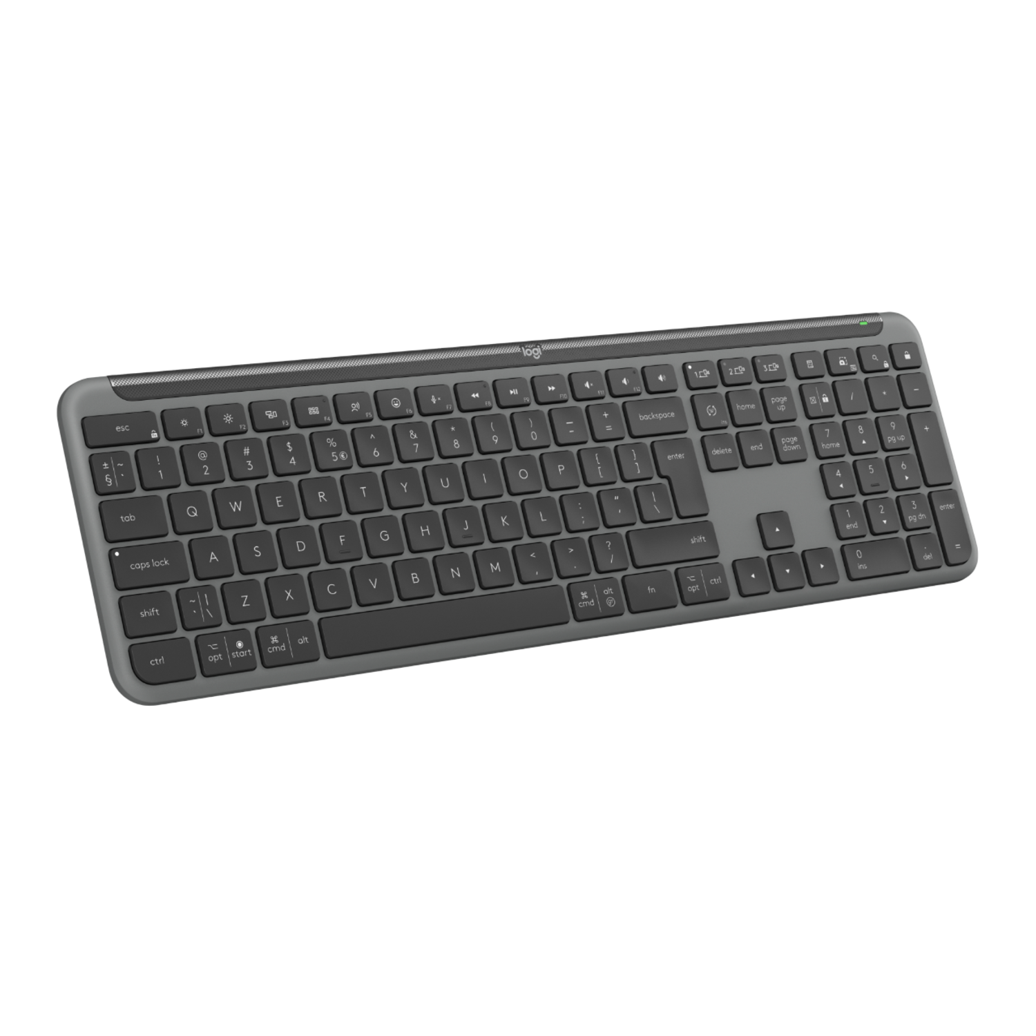 Logitech Logitech K950 Signature Slim Draadloos Toetsenbord Grijs