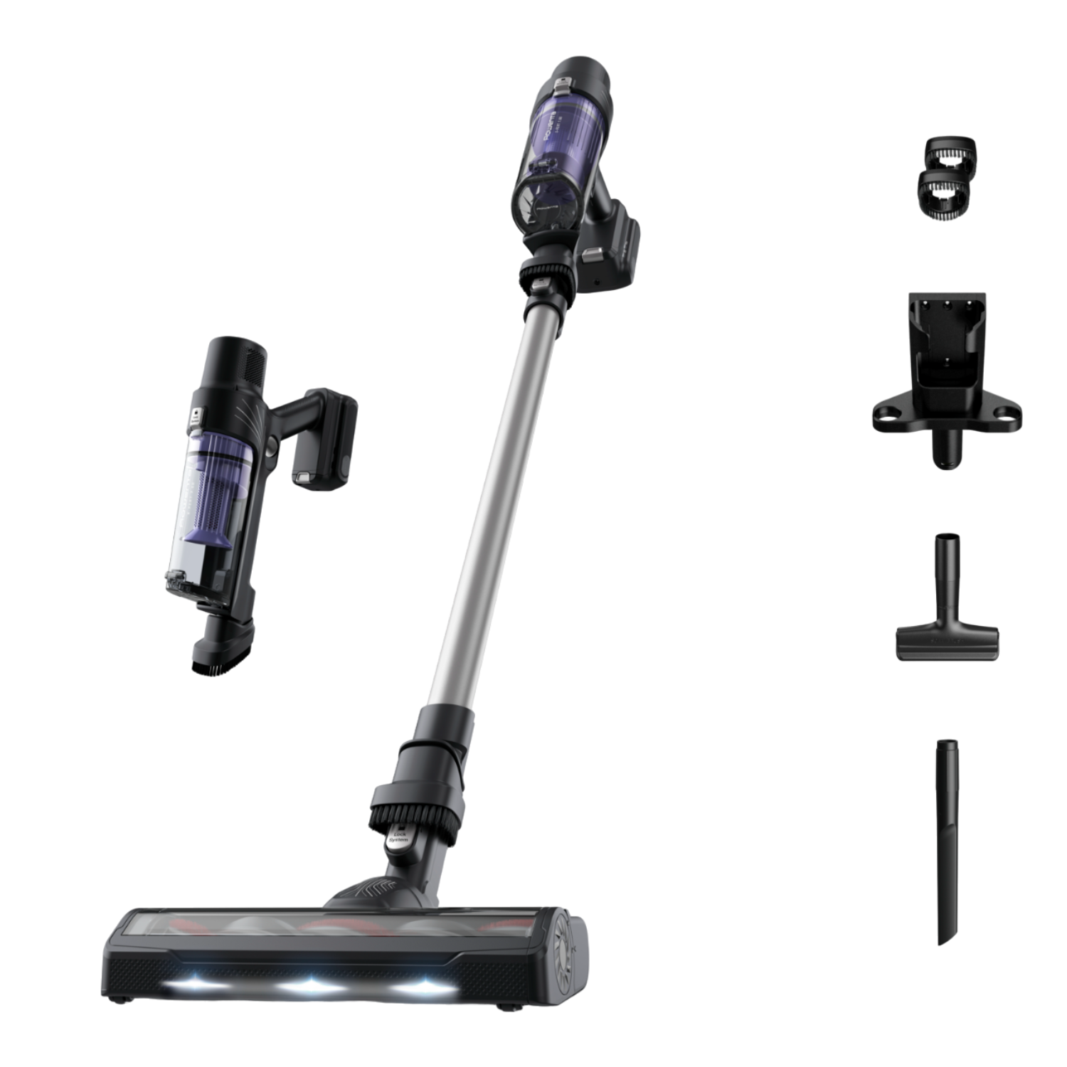 Rowenta Rowenta Rh6a35 X-pert 7.60 Allergy Steelstofzuiger Incl. Kruimelzuiger Paars En Zilver