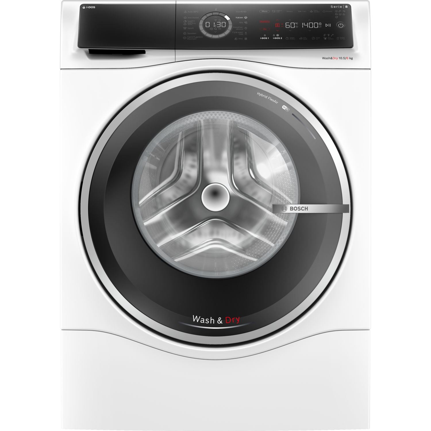 Bosch Bosch Wnc254a0nl I-dos - Was-droogcombinatie 10.5 Kg + 6 1400 Rpm 70 Db