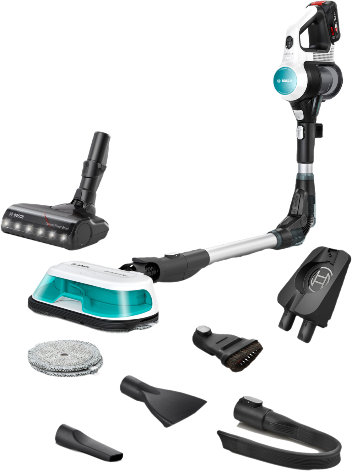 Bosch Bosch Bcs71hyg4 Unlimited 7 Aqua Steelstofzuiger Wit