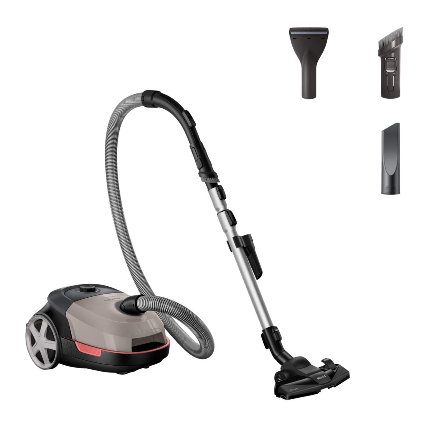 Philips Philips Xd5122/10 Stofzuiger Met Zak Beige - Zwart