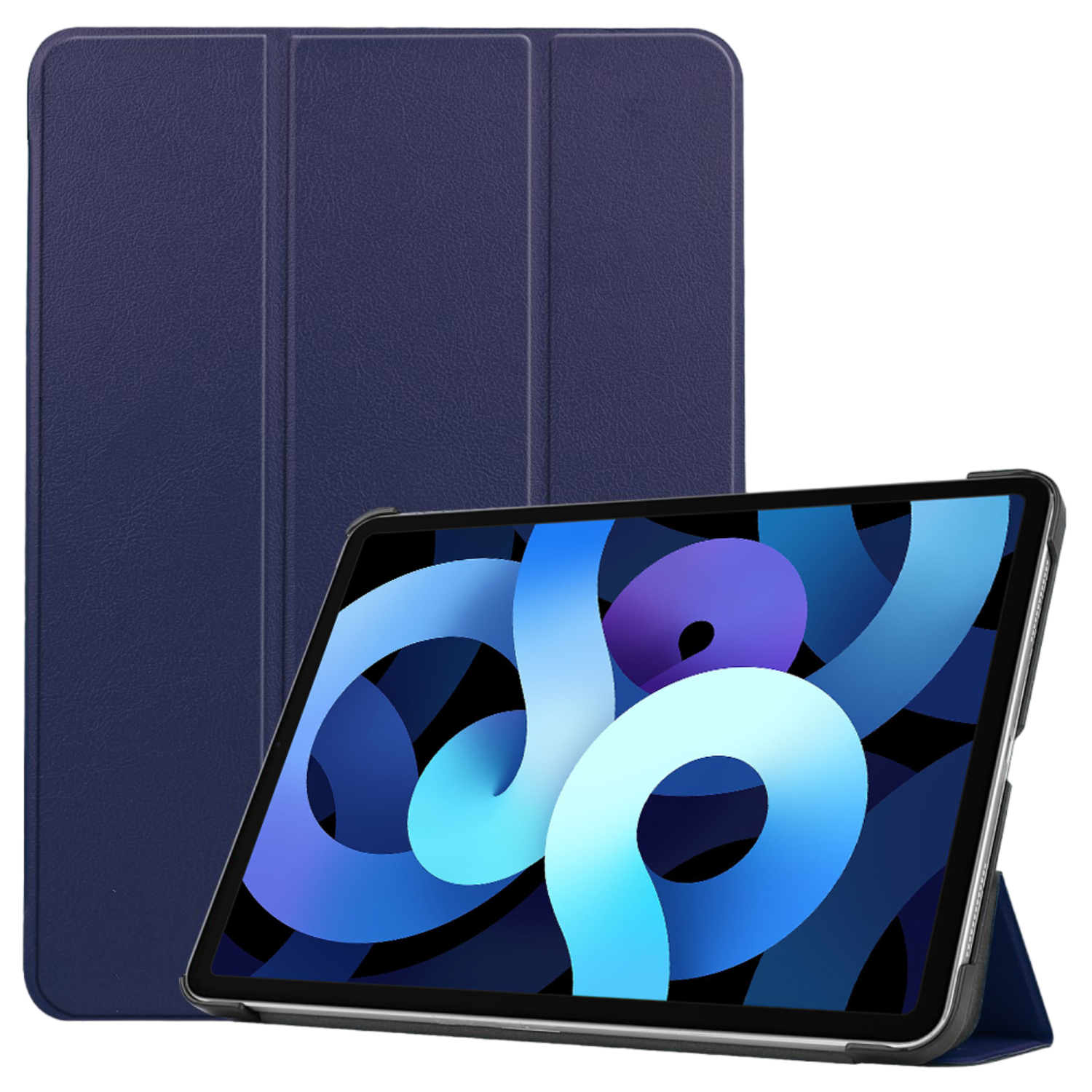 Just in case Just In Case Trifold Case Voor Apple Ipad Air 11 2025 / 2024 - Blauw