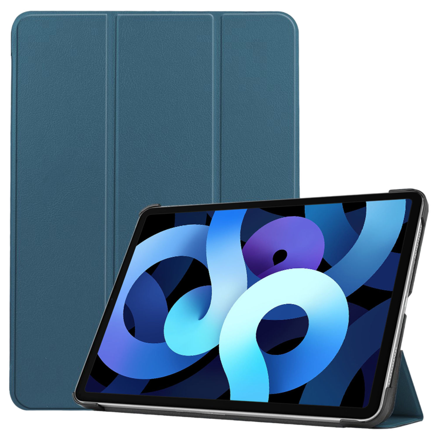 Just in case Just In Case Trifold Case Voor Apple Ipad Air 11 2025 / 2024 - Groen