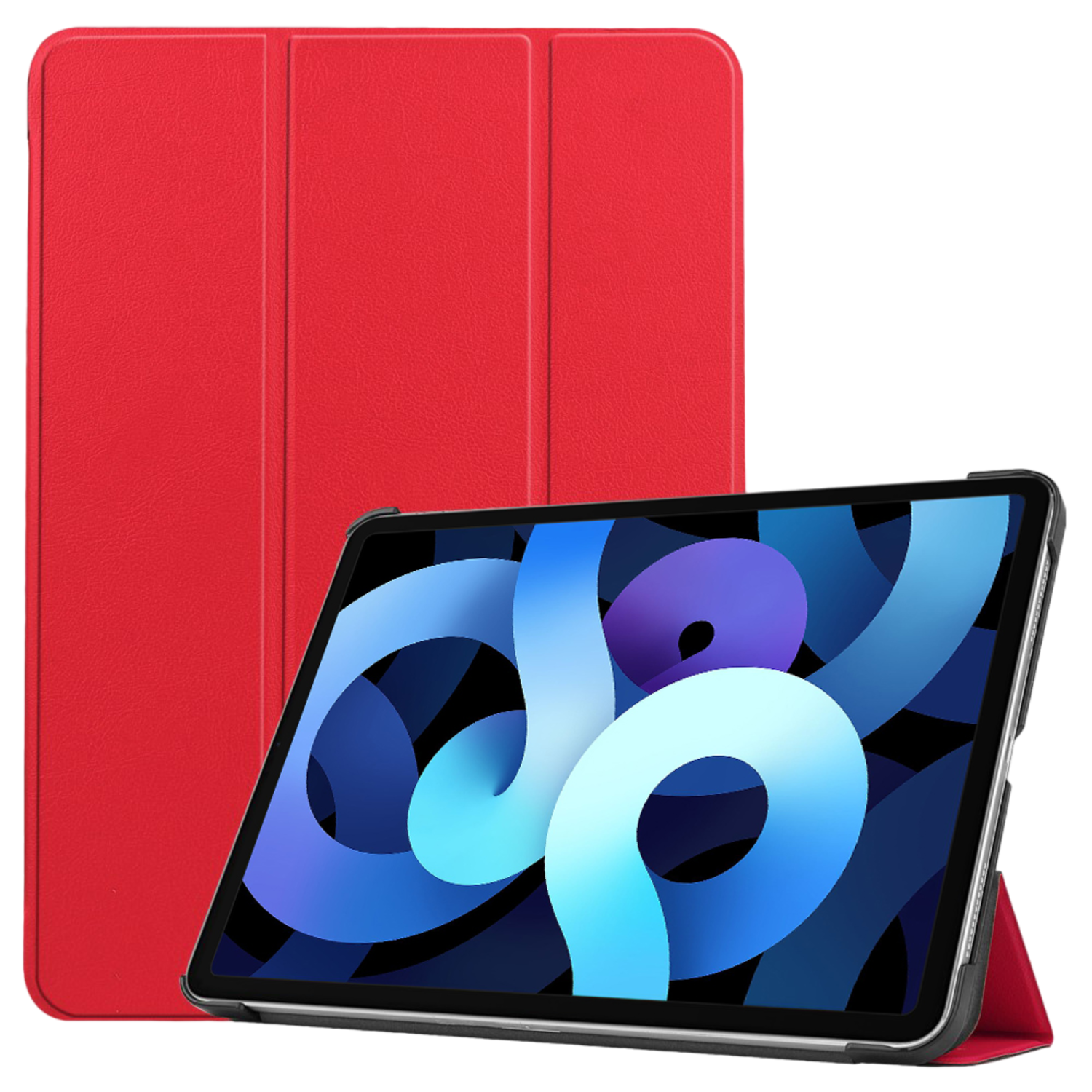 Just in case Just In Case Trifold Case Voor Apple Ipad Air 11 2025 / 2024 - Rood