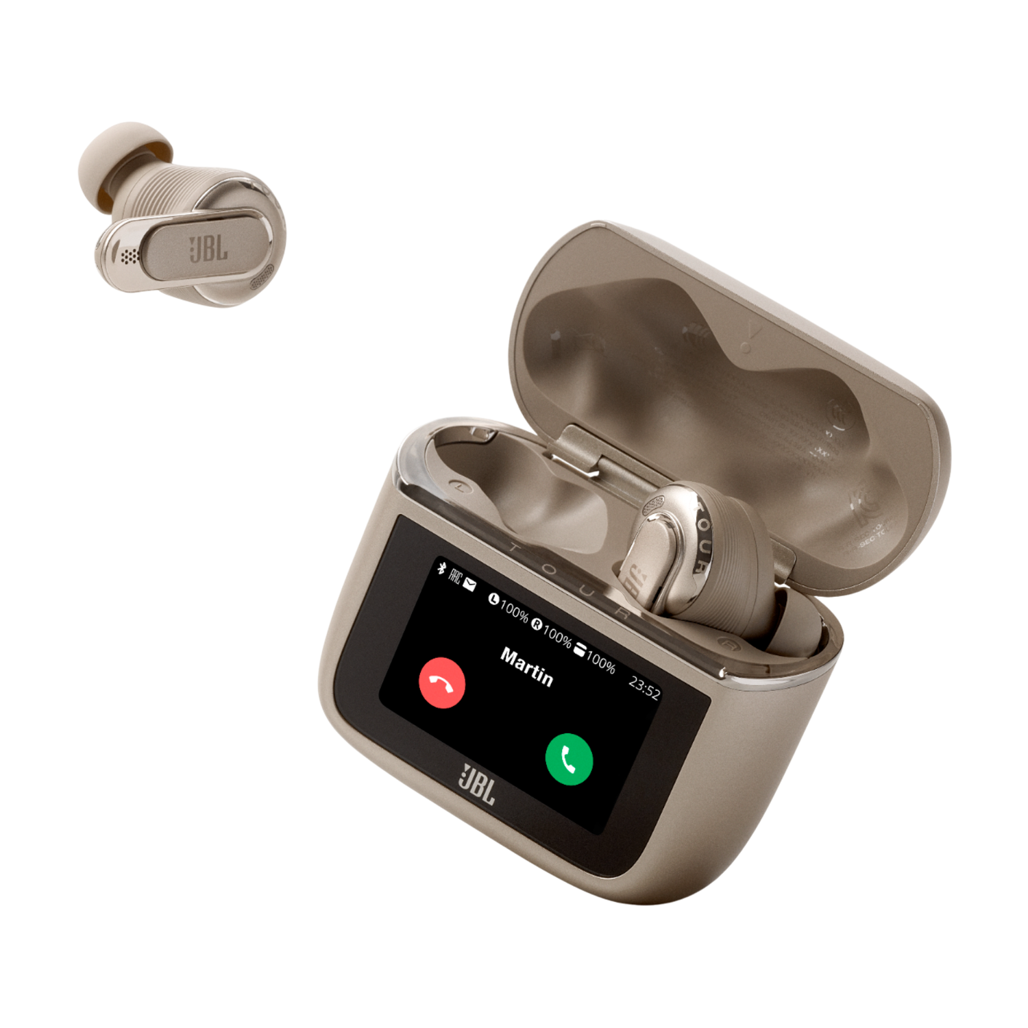 JBL JBL Tour Pro 3 Oordopjes Beige