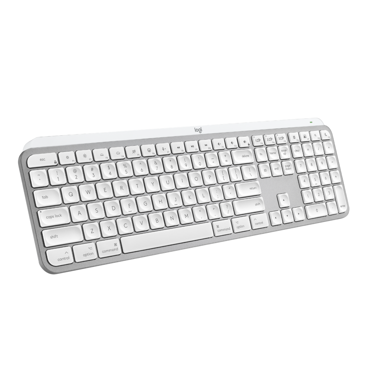 Logitech Logitech Mx Keys S Voor Mac Draadloos Toetsenbord Wit