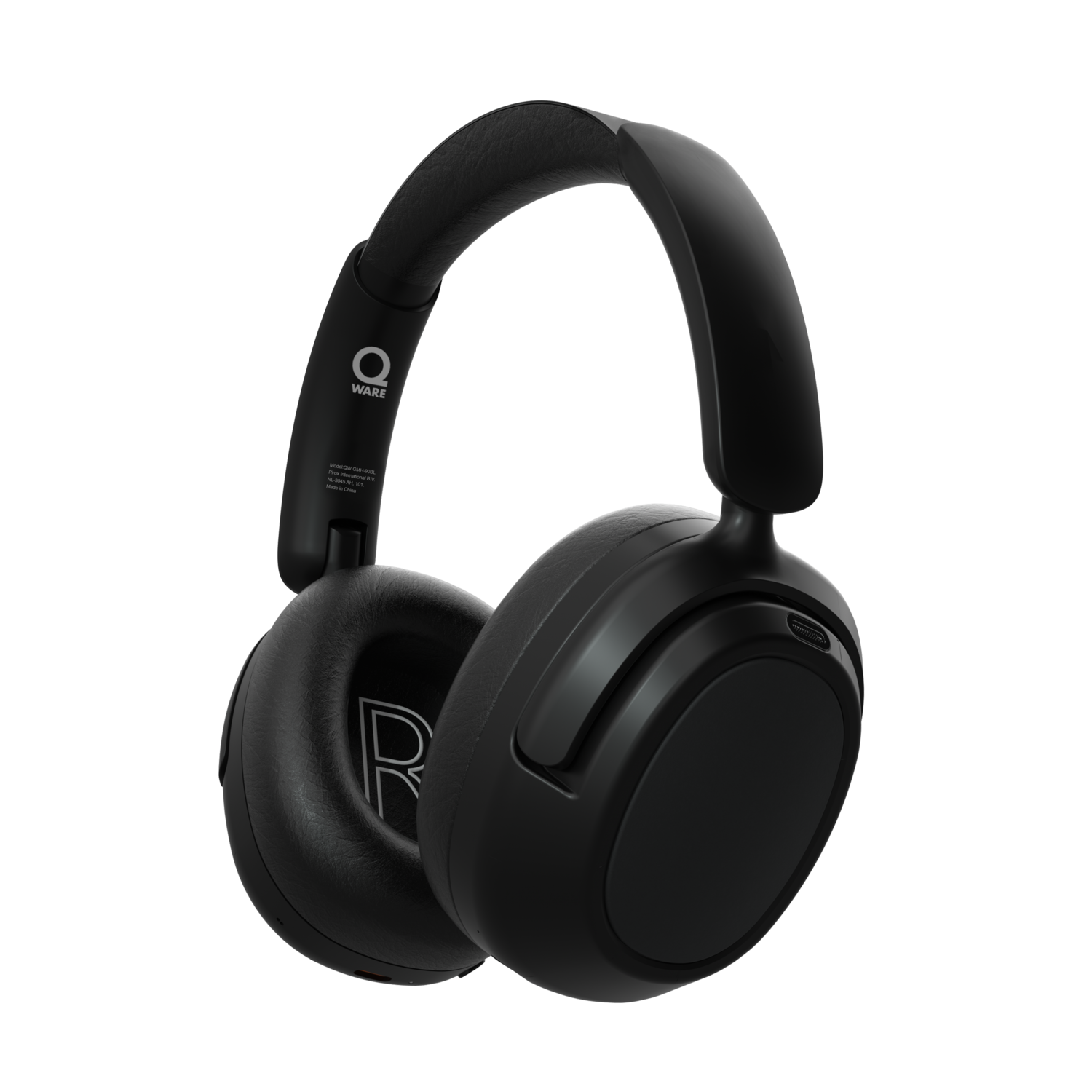 Qware Qware Seattle Draadloze Hybrid Gamingheadset - Zwart