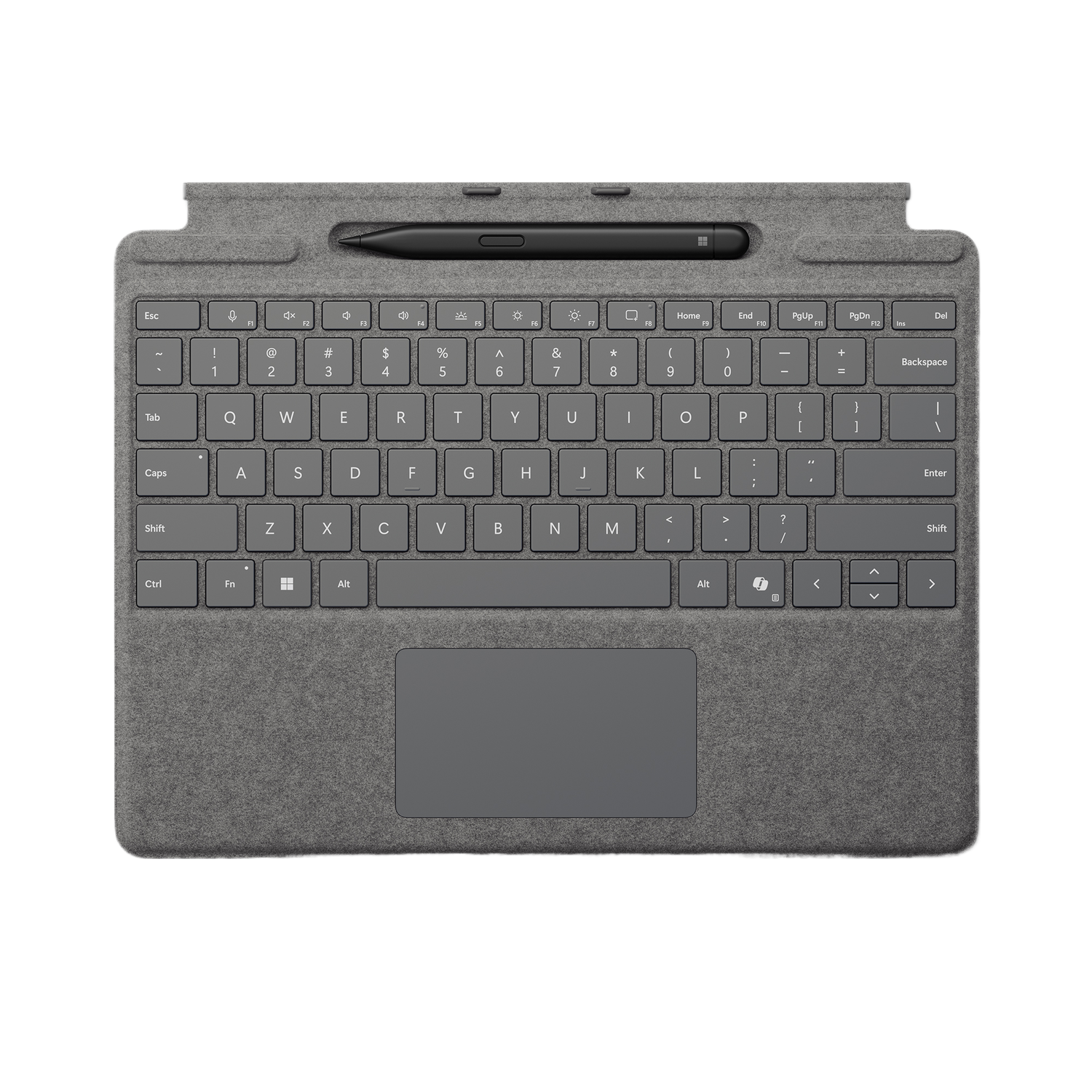 Microsoft Surface Pro Tc - 13 Inch + Slim Pen Platina Toetsenbord Grijs